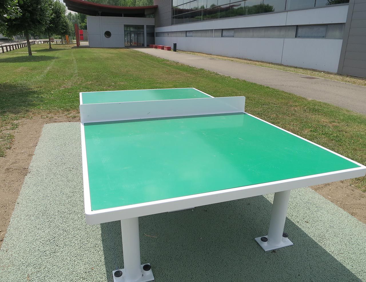 9123 Table de ping pong métal - Transalp