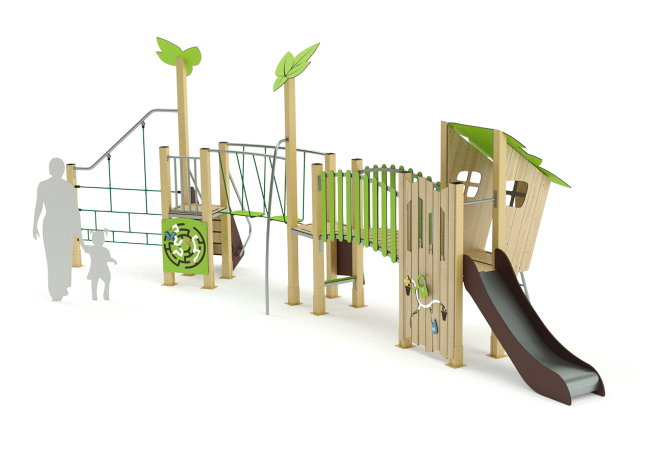 structure jeux enfants 3 tours